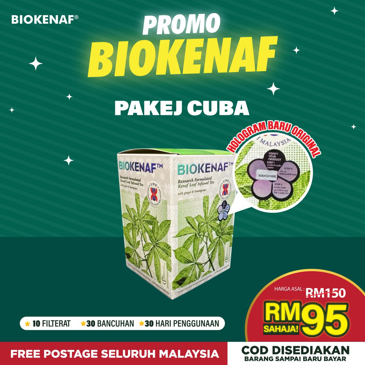 1 x Biokenaf