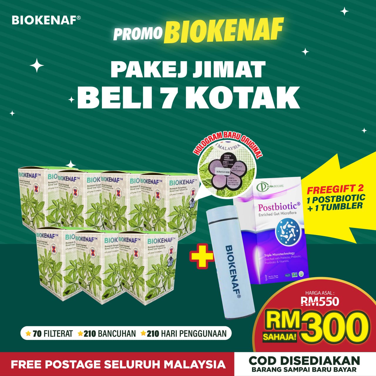 7 x Biokenaf
